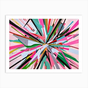 Abstract Burst 1 Art Print