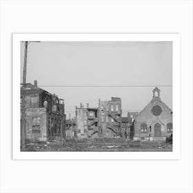Chicago, Illinois, Scene In African American Section By Russell Lee Art Print