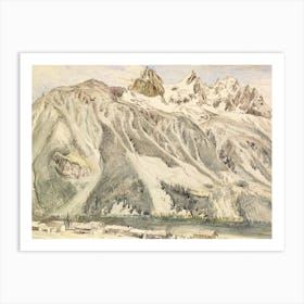 Village In The Alps Art Print