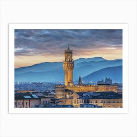 Evening In Florence Art Print