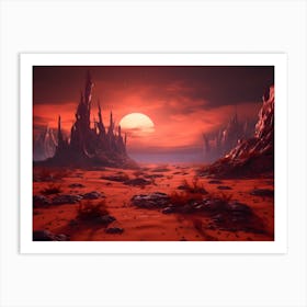 Red Desert Art Print