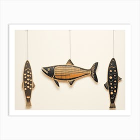 Three Fish Art Print