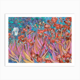 Van Gogh - Iris Garden Art Print