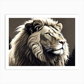 Lion king 10 Art Print