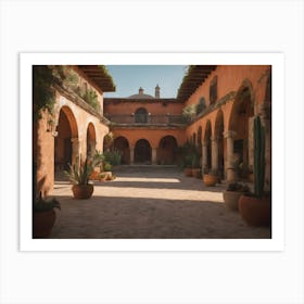 Hacienda Mexico  Art Print