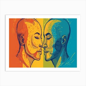 Rainbow Love 5 Art Print