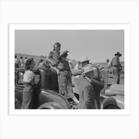 Untitled Photo, Possibly Related To Spectators At Bean Day Rodeo, Wagon Mound, New Mexico By Russell Lee 1 Art Print