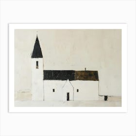 White Church 1 Art Print