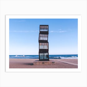 Beach Tower In Barcelona, Spain Art Print