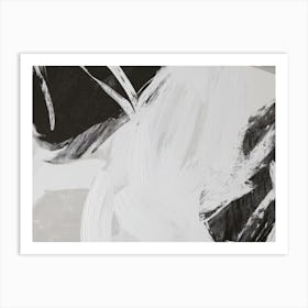 Abstract - Black And White Art Print