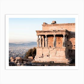 Acropolis Sunset (Ερέχθειο)  Art Print