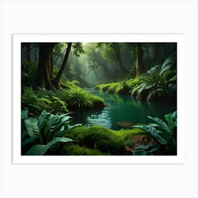 Tropical Forest Art Print