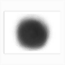 Black Hole Art Print