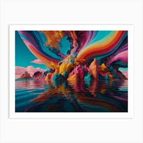 Psychedelic Painting 2 Art Print