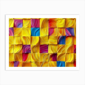 Origami Art Art Print