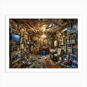 Room Full Of Junk Art Print