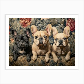 French Bulldog Tapestry 4 Art Print