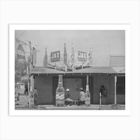 Mexican Beer Hall, Robstown, Texas By Russell Lee Art Print