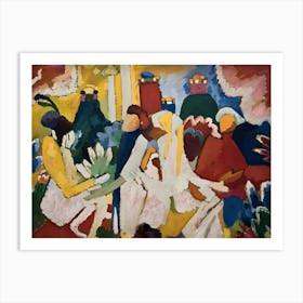 Wassily Kandinsky Dance Of The People Art Print