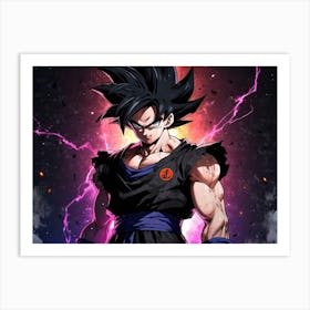 Dragon Ball Z Wallpaper 83 Art Print