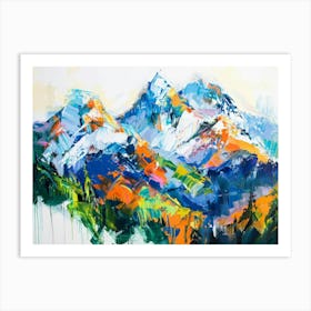 Teton Mountains Art Print