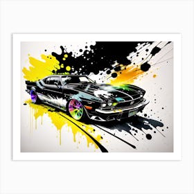 Car Painting 4 Art Print