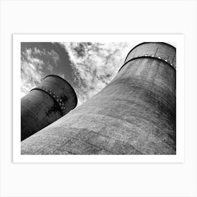 Sheffield Cooling Towers (24.08.2008) Art Print