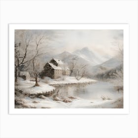 Winter Scene Art Print