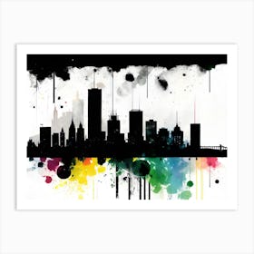 New York City Skyline 84 Art Print