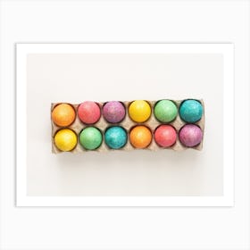 Colorful Easter Eggs 4 Art Print