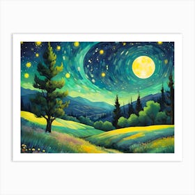 Starry Night Art Print