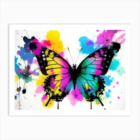 Colorful Butterfly 104 Art Print