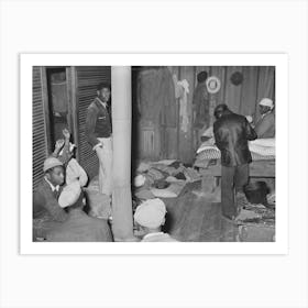 Untitled Photo, Possibly Related To Scene In Quarters Of Berry Pickers Near Independence, Louisiana By Russell Art Print