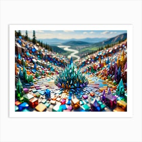 Shards Of Glass Art Print