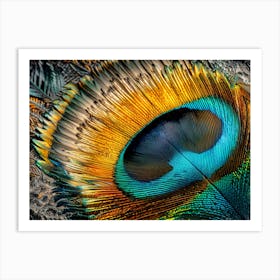 Peacock Feather Art Print