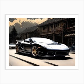 Lamborghini 220 Art Print