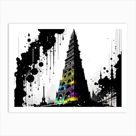 Rainbow Tower Art Print