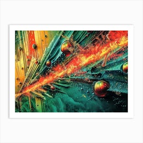 Cosmic Explosion Art Print