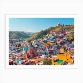 Colorful Mexican City 1 Art Print