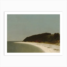 Vintage Painting Sand Beach 1 Art Print