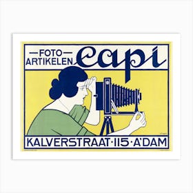 Photo Articles Capi; Kalverstraat 115 Amsterdam (18), Johann Georg Van Caspel Art Print