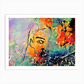 Face Of A Woman Art Print