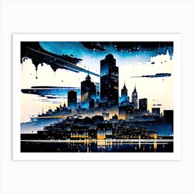 Cityscape 14 Art Print