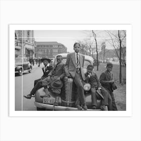 Boys On Easter Morning, Southside, Chicago, Illinois By Russell Lee Art Print