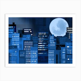 City Nights Art Print