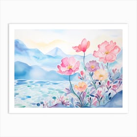 Riverside Meadow Art Print