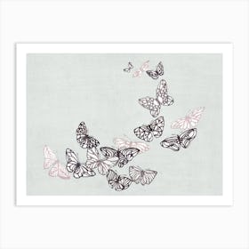 Birds From Momoyogusa –Flowers Of A Hundred Generations, Kamisaka Sekka (7) Art Print