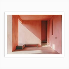 Pink House Art Print