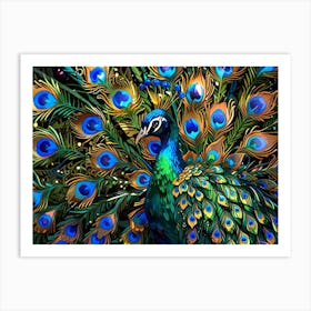 Peacock 10 Art Print