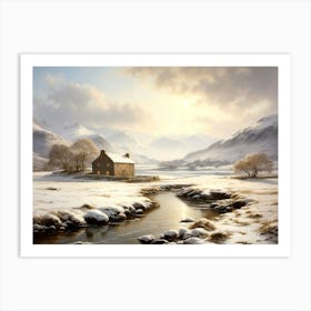 Scottish Cottage Art Print